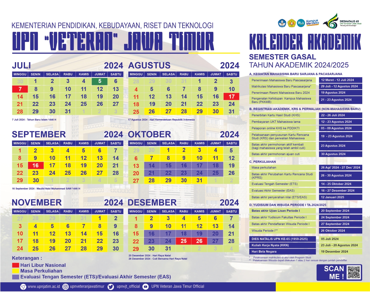 Kalender Akademik Tahun Ajaran 2024/2025 – Desain Interior