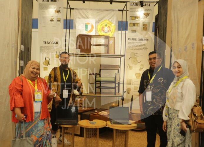 Mahasiswa Desain Interior UPN “Veteran” Jatim Unjuk Karya di IFFINA 2024, Raih Perhatian Internasional